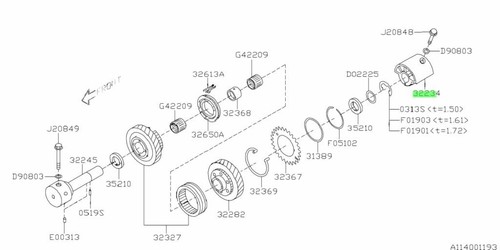 Holder reverse idler for - idler,