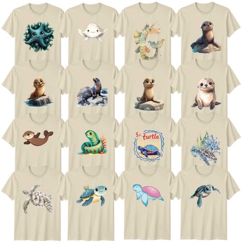 Cute sea life beach - cute,