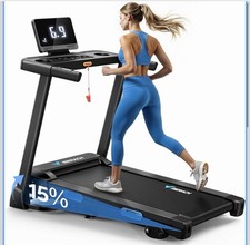 Foldable Treadmill with 6%-15%