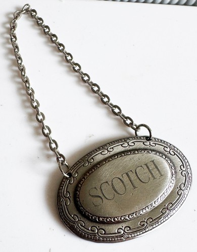 Vintage style silver scotch - style,