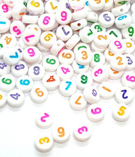 7mm  flat round white +