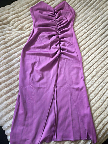 Asos design purple strapless - asos,