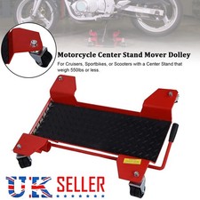 Motorcycle Dolly Centre Stand Motorbike Garage Mover Parking Trolley Set 350kg C
