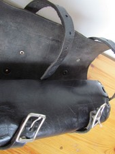 Old handmade leather tool roll Harley Panhead Shovelhead ironhead Chopper