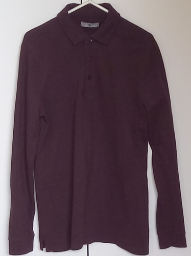 Brown long sleeve polo - tu, long-sleeve