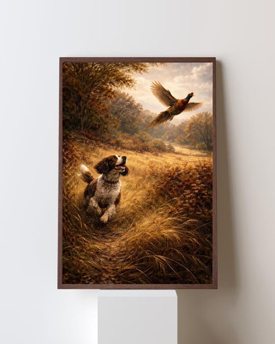 Springer spaniel pheasant hunt - springer,