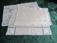Vintage lefkara traycloths -