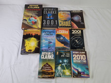 11x Vintage Sci-Fi Books Bundle Arthur C Clarke Novels Non-Fiction Used F2