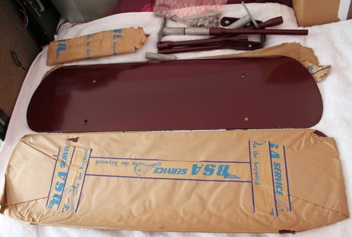 Bsa bantam pair leg shields - bsa,
