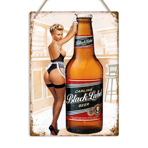 Carling black label - black, up