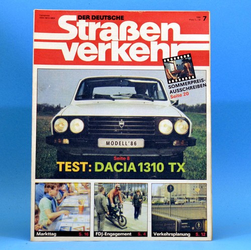 Gdr german road traffic 1986 - gdr,