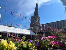 Ribbon Bunting Event Hire Wedding Part Garden Indoor Garland Rainbow