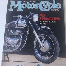 Motor Cycle Magazine AJS
