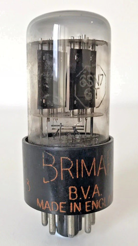 Brimar 6sn7gt valve tube x1 - 6sn7gt,