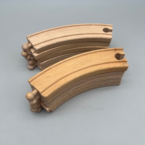 10x wooden curved - 10x, train