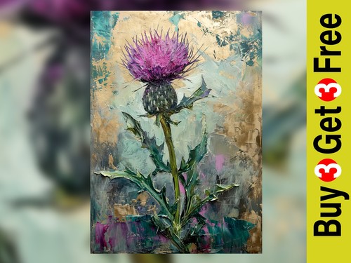 Wild elegance textured thistle - elegance,