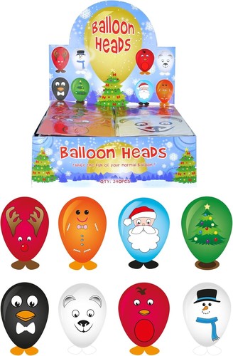 Christmas balloon head kids - christmas,