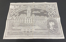 Vintage University of Nottingham Lace - Memorabilia - Ivory - 30 x 45 cm