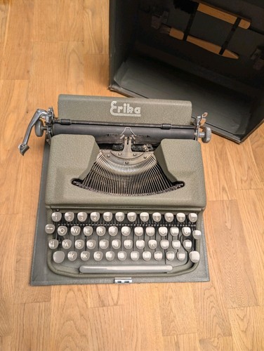 Typewriter erika model - erika, 9