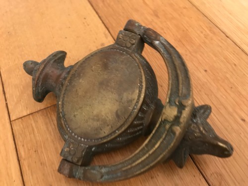 Door knocker victorian brass - victorian,