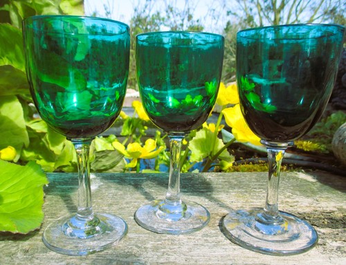 Antique bristol green sherry - ,