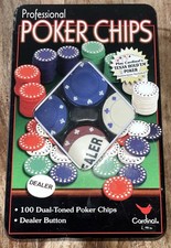 Professional Poker Chips - 100