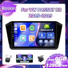 6GB+128GB Car Stereo Android 14 For VW PASSAT B8 2015-2019 Car Play Sat Nav DAB+