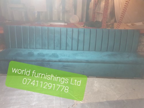Shaped bespoke booth seating - c-shaped,