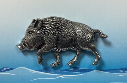 Walking wild boar - wild, silver