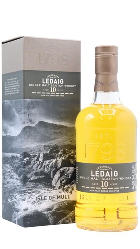 Ledaig single malt scotch - -,