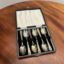 Set of 6 Silver Spoons boxed 54g