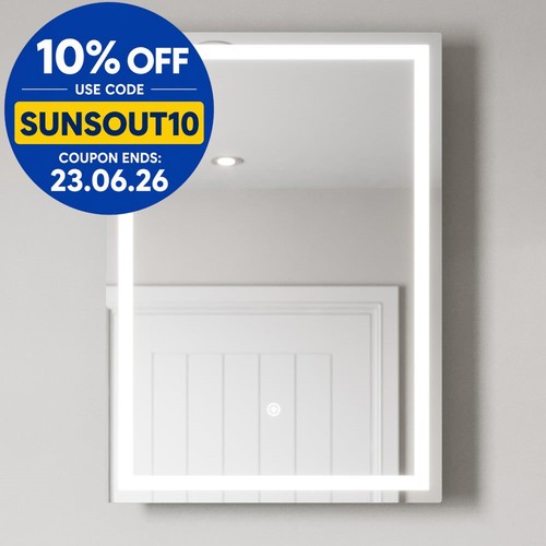 500 700mm bathroom mirror - x,