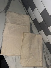 Vintage Marks And Spencer’s Cream Jacquard Texture Single Bedding And Pillow Ca