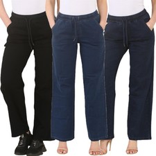 Womens Elasticated High Waist