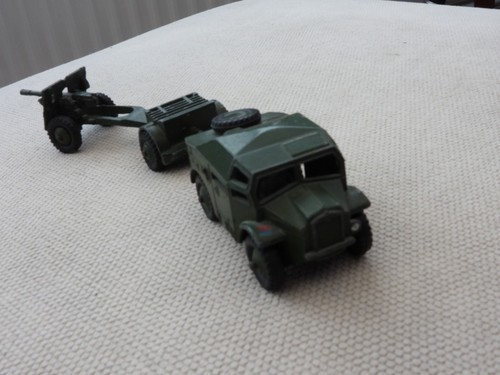 Dinky toy pounder field gun - dinky,