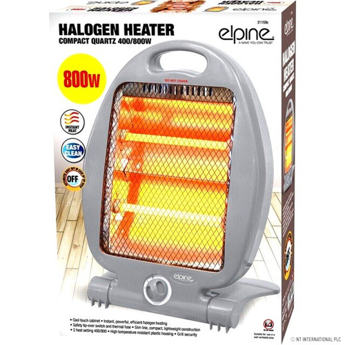 Elpine halogen heater 800w - heater,