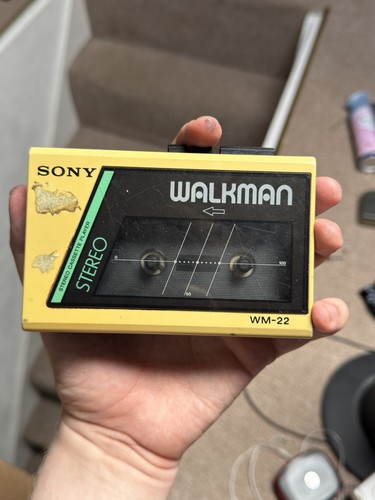 Sony walkman cassette - wm-22,