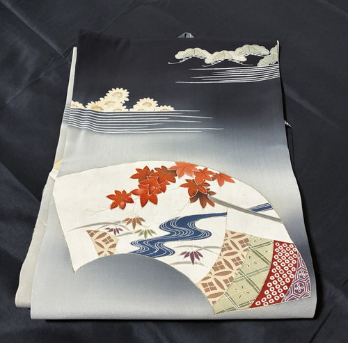 Vintage japanese fukuro obi - vintage,