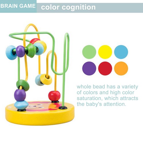 Wooden bead maze toy - maze,