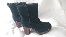 Ugg Kouri Black Suede Boots.