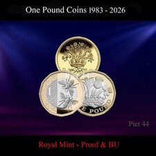1983-2026 £1 One Pound Coins