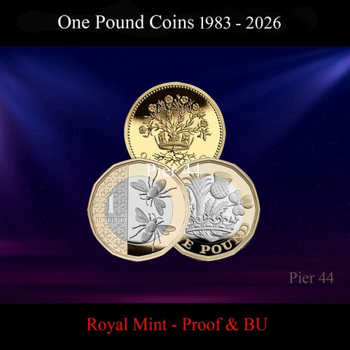 1983 2026 one pound coins - one,