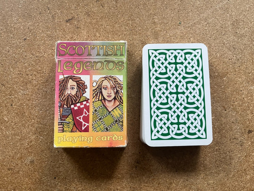 Scottish legends playing cards - scottish,