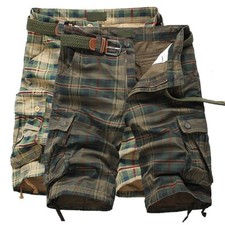 Mens Cargo Combat Chino Shorts