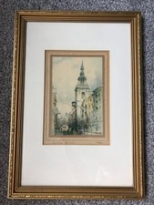 F Robson framed print: Bow