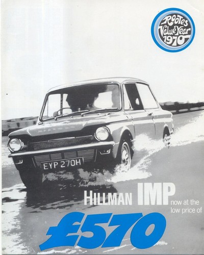 Hillman imp rootes - imp, year