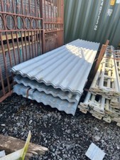 NEW 10ft Long x 2ft GALVANISED CORRUGATED ROOFING SHEETS.. Stored outside.