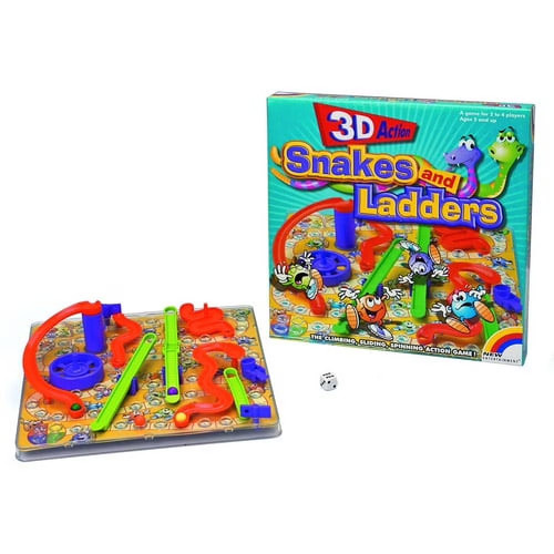 Action snakes ladders - 3d,
