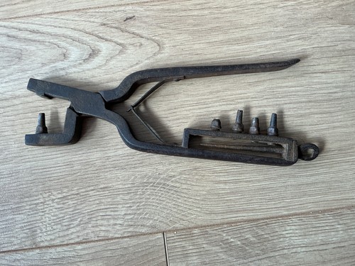 Antique leather working punch
