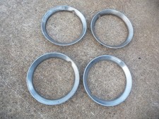 Ford Escort MK3 Ghia steel wheel rim chrome trims covers x4 FREE POST
